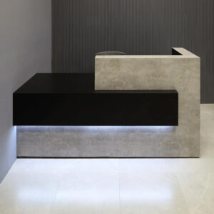 aurea black reception desk (copy)